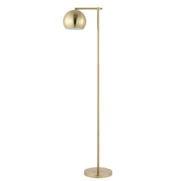 Eva 58.5" Modern Contemporary Iron LED Floor Lamp - JONATHAN Y
